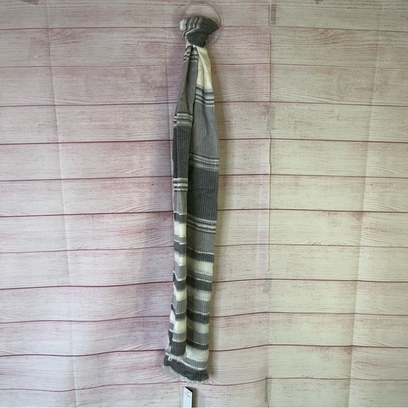 Dana Buchman Accessories - Dana Buchman NWT Black White Grey Silver Metallic Scarf Size OS